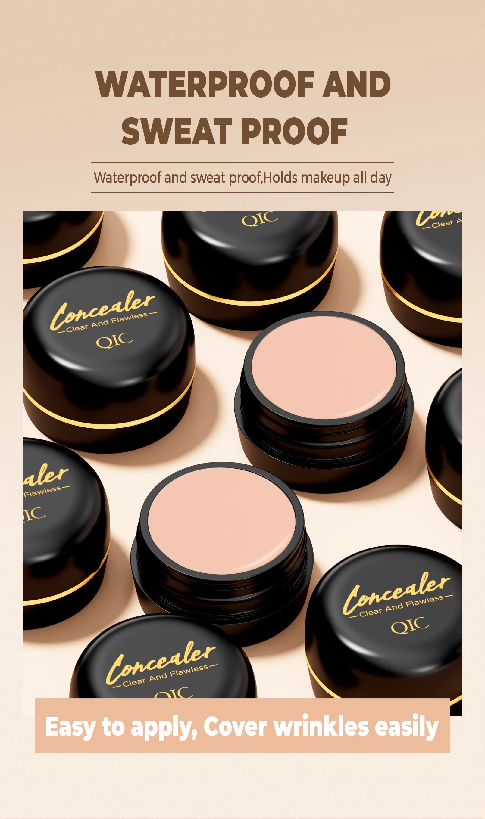 Waterproof Full Coverage Concealer