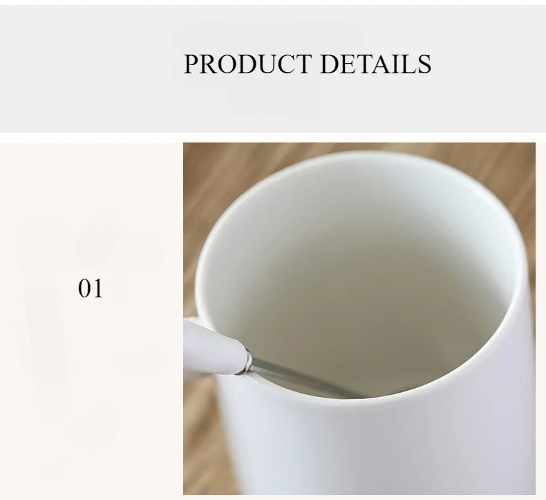 Ceramic Mug with Wooden Handle