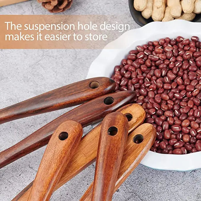 Teak Wooden Kitchen Utensil Set