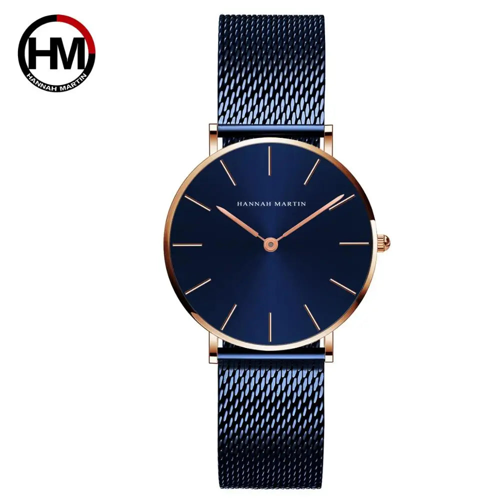Hannah Martin Rose Gold Ladies’ Quartz Watch
