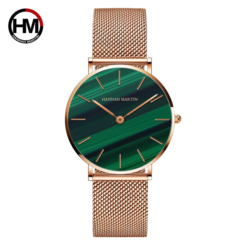 Hannah Martin Rose Gold Ladies’ Quartz Watch