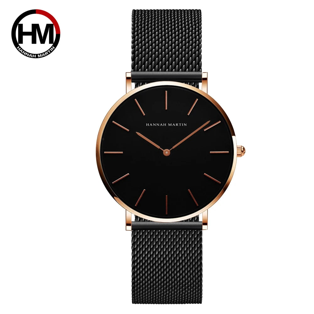 Hannah Martin Rose Gold Ladies’ Quartz Watch