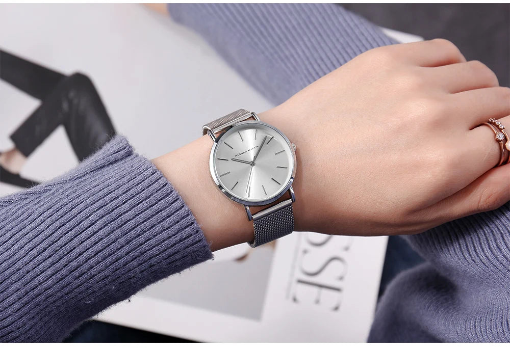 Hannah Martin Rose Gold Ladies’ Quartz Watch