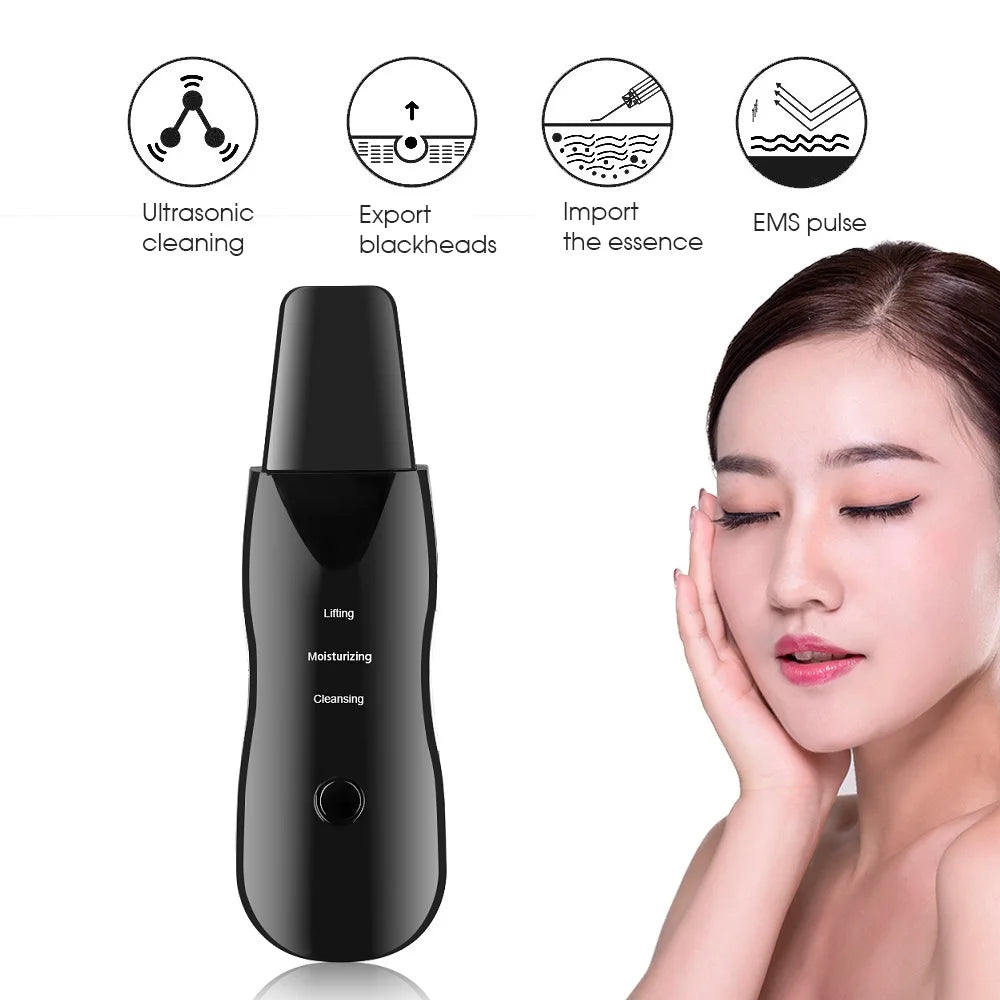 Vibration Face Skin Scrubber & Blackhead Remover