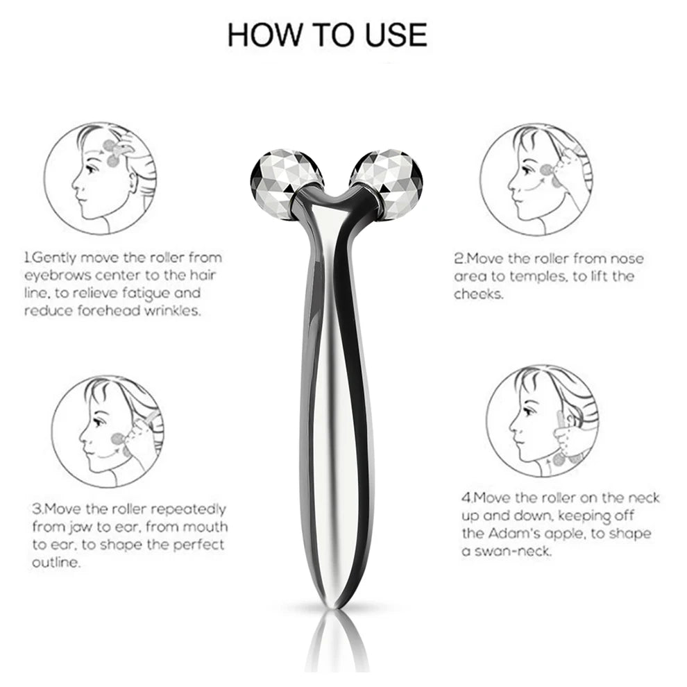 3D Y‑Shape Roller Massager