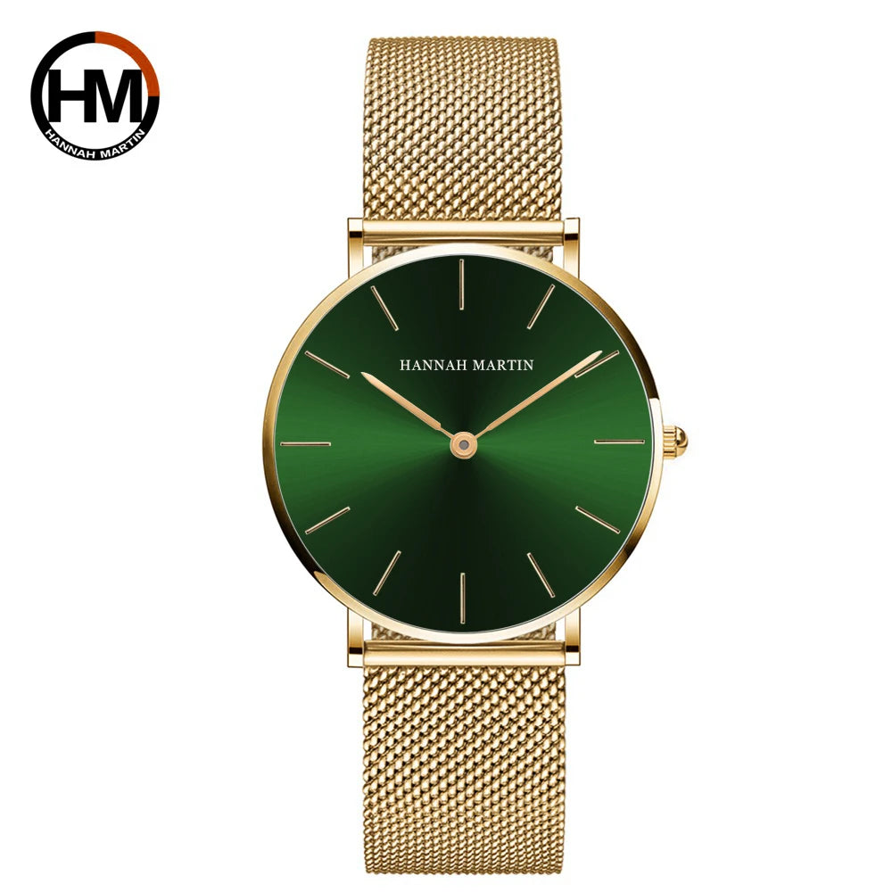 Hannah Martin Rose Gold Ladies’ Quartz Watch