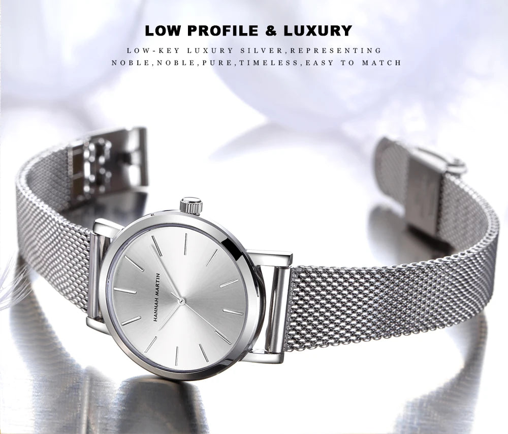 Hannah Martin Rose Gold Ladies’ Quartz Watch