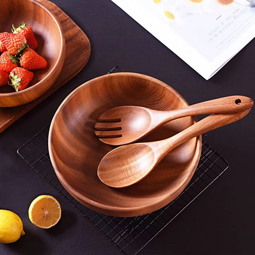 Teak Wooden Kitchen Utensil Set