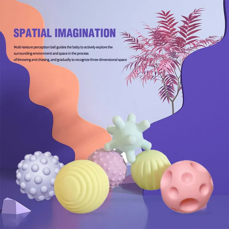 6-Piece Baby Sensory Balls Set
