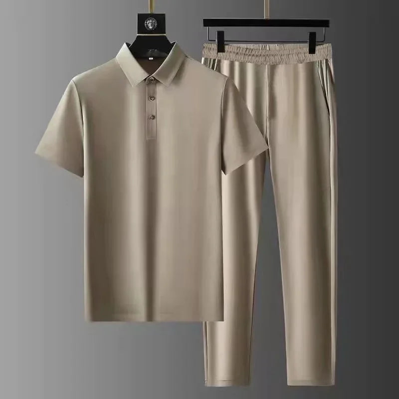 Caio Solid Colour Two-Piece Sports Set