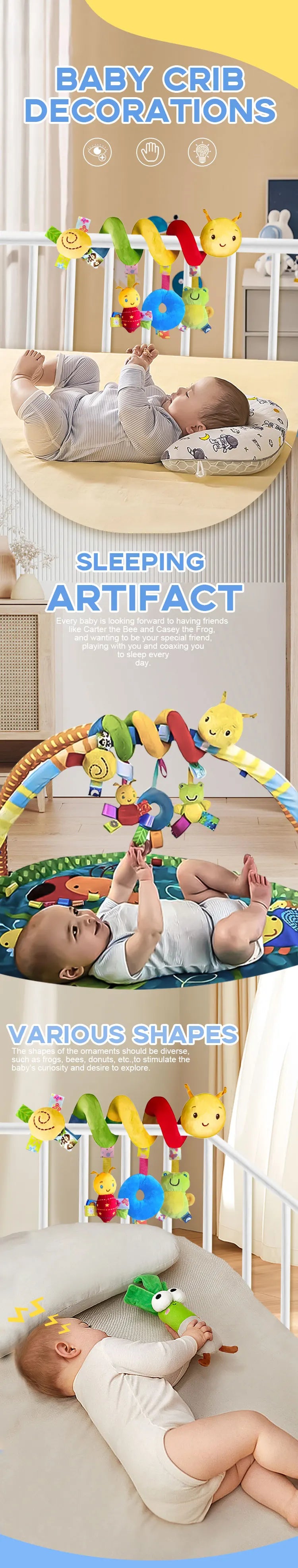 Baby Hanging Plush Spiral Toy