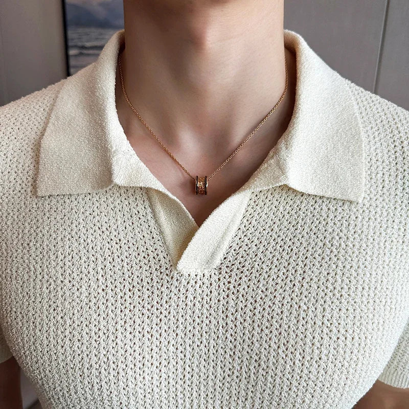 Knitted Polo Shirt