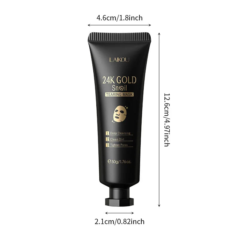 24K Gold Snail Peel-Off Face Mask