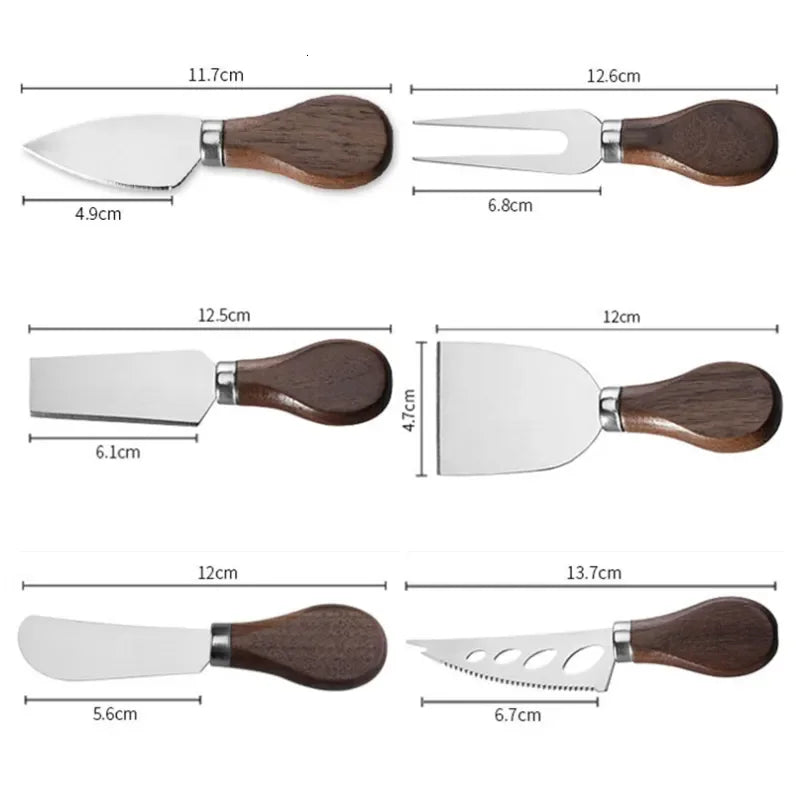 Stainless Steel Cheese Knife Set