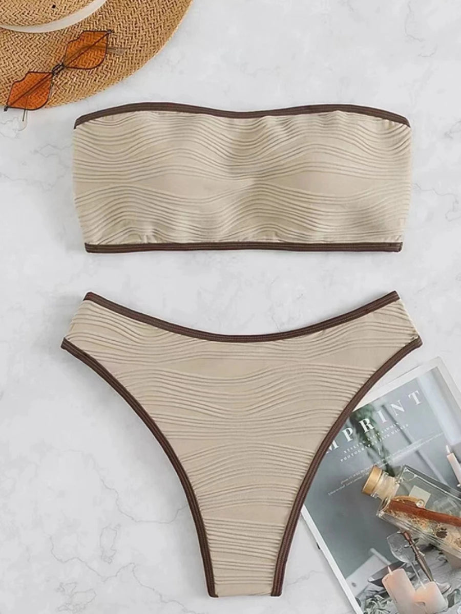 Daisy Bikini Set - Cream