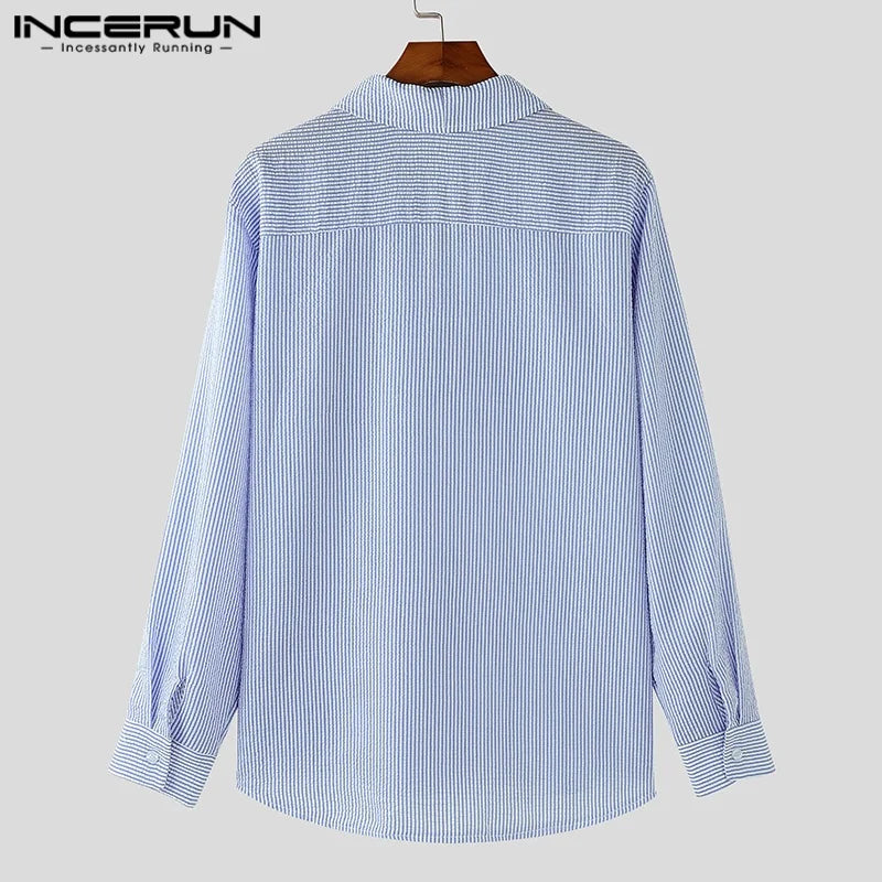 Striped Long Sleeve Casual Shirt