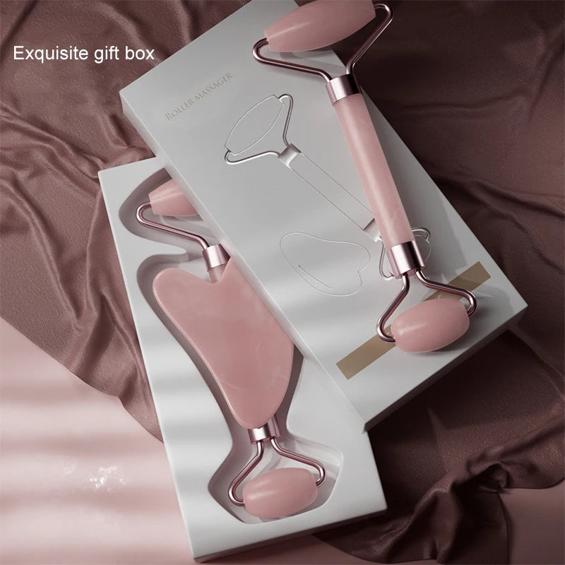 Facial & Neck Roller with Resin Scraping Board