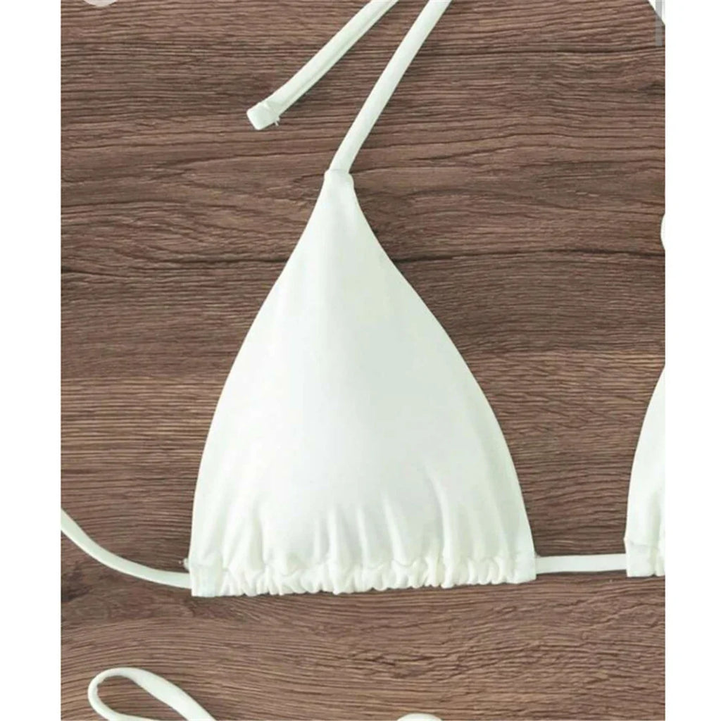 Bianca Flower Bandeau Bikini Set
