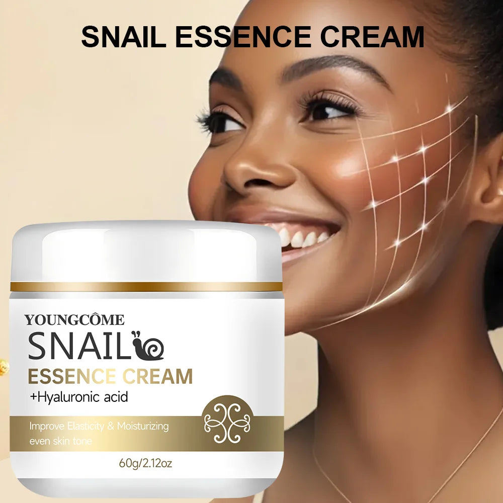 Snail Essence Face Cream with Hyaluronic Acid & Retinol