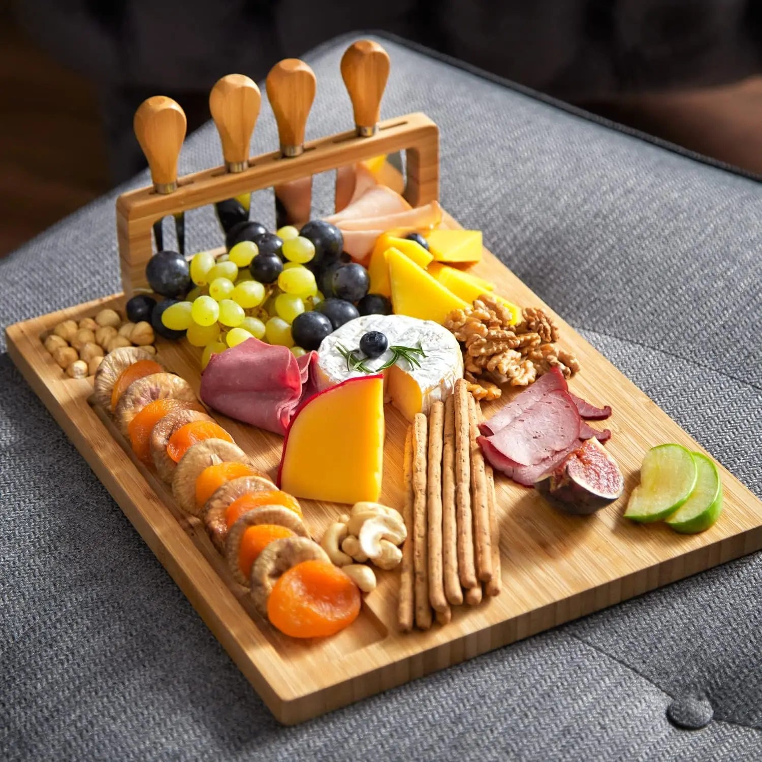 Bamboo Charcuterie Board Set