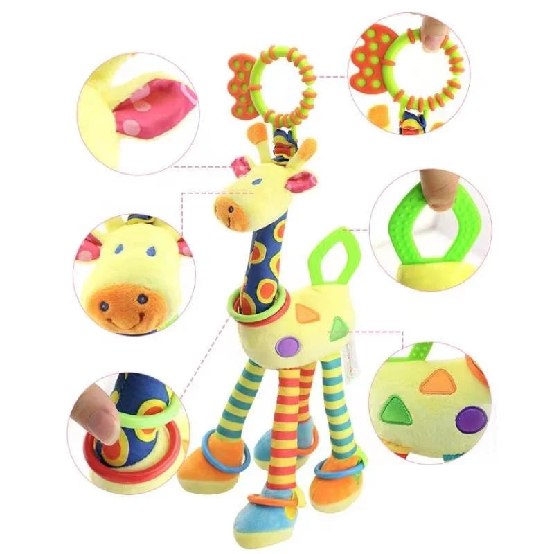 Plush Hanging Animal Rattles