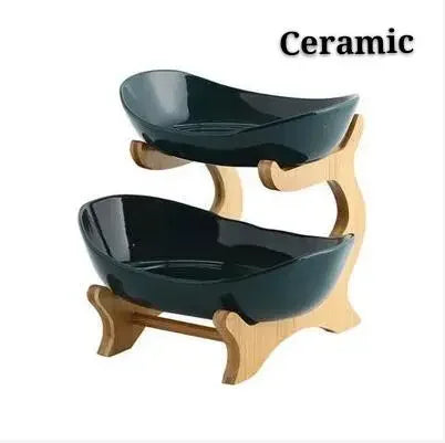 Ceramic Three-Layer Fruit & Snack Plate
