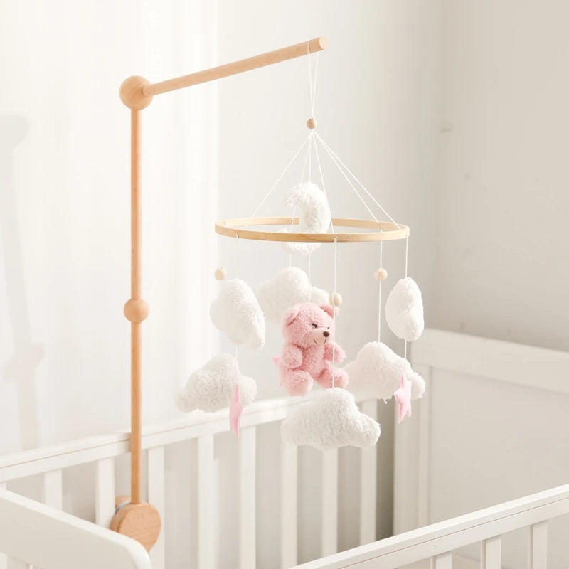 Wooden Baby Cot Mobile