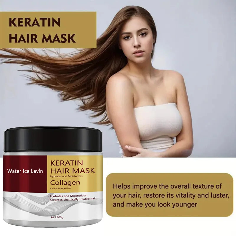 Water Ice Levin Collagen Keratin Hair Mask - 100G