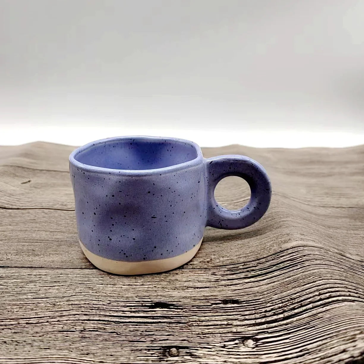 Anamorphic Ink Splash Porcelain Mug