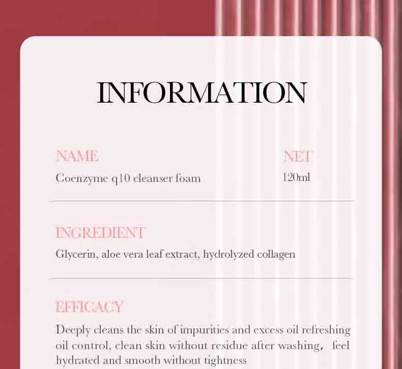 Q10 Vitamin C Facial Cleanser