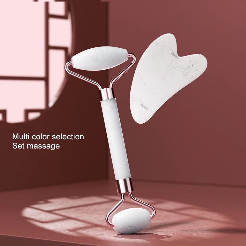 Facial & Neck Roller with Resin Scraping Board