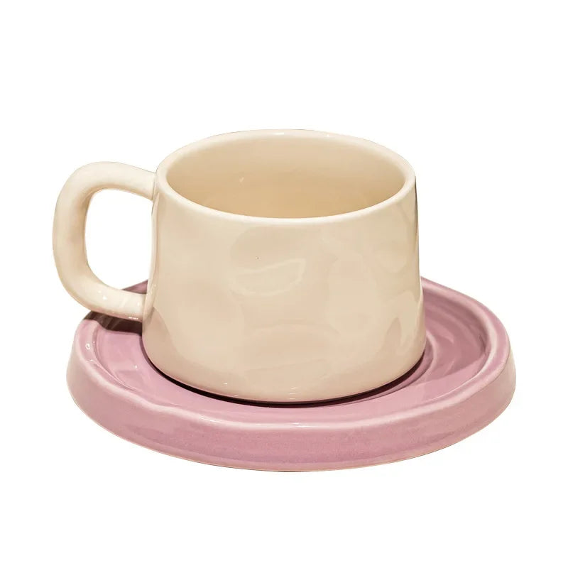 Ceramic Coffee Mug with Tray