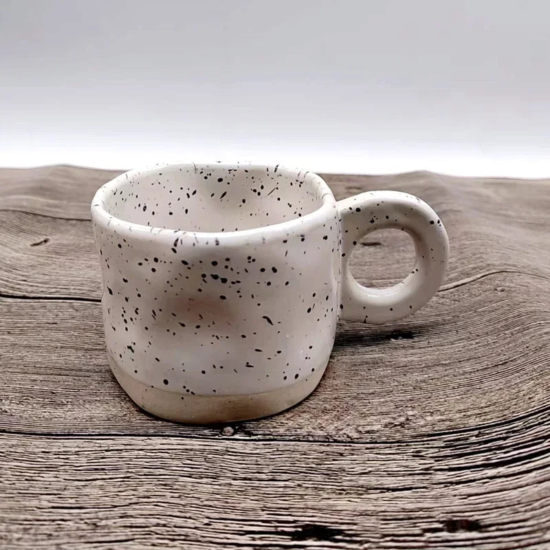 Anamorphic Ink Splash Porcelain Mug