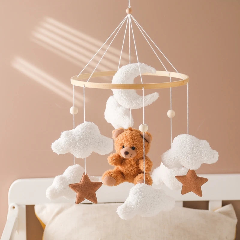 Wooden Baby Cot Mobile