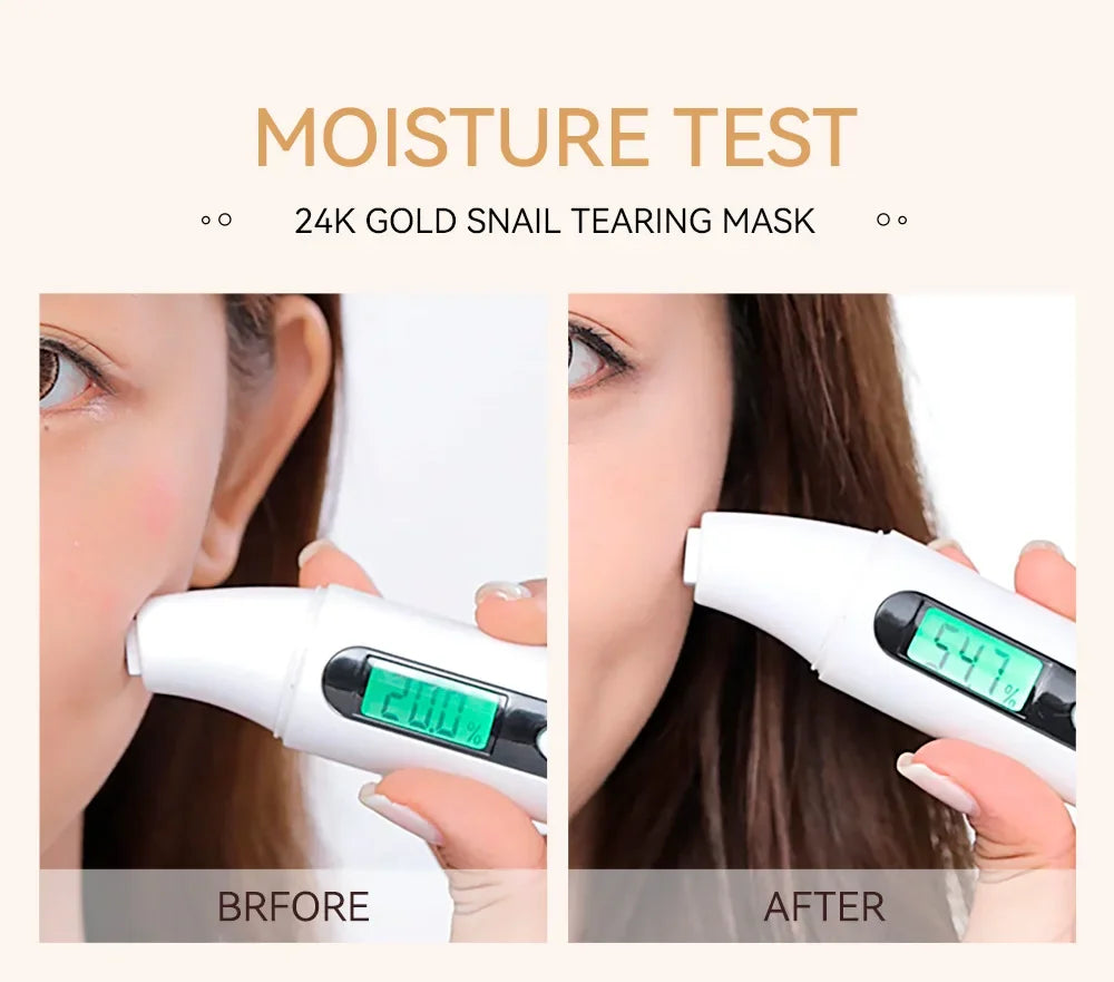 24K Gold Snail Peel-Off Face Mask