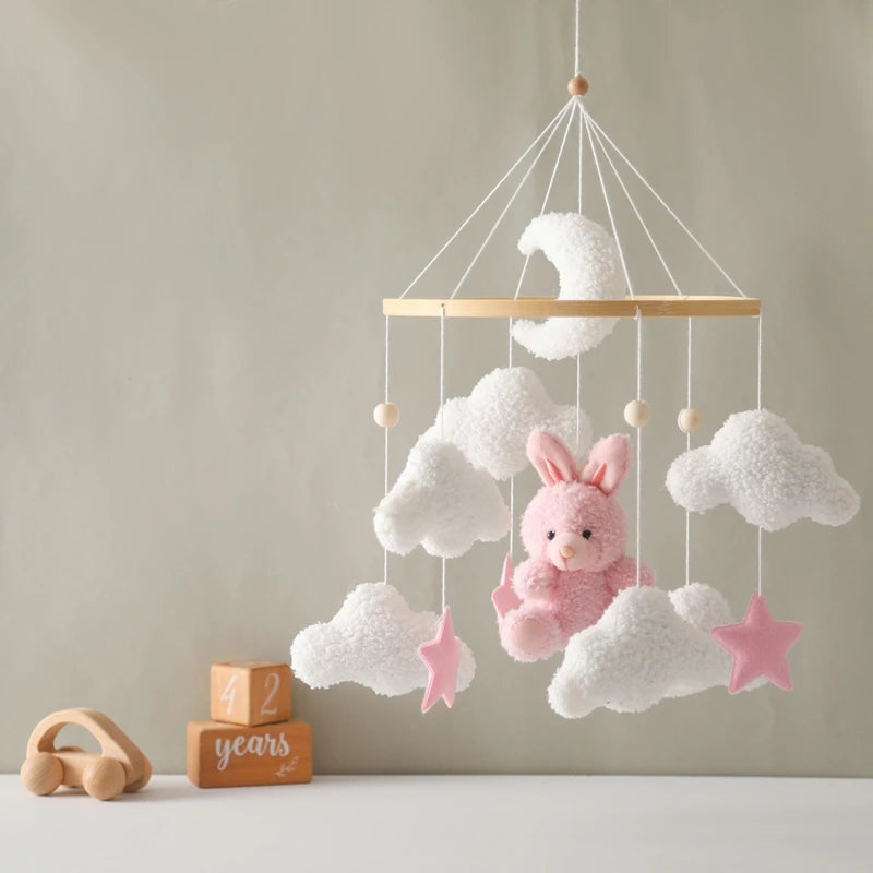 Wooden Baby Cot Mobile