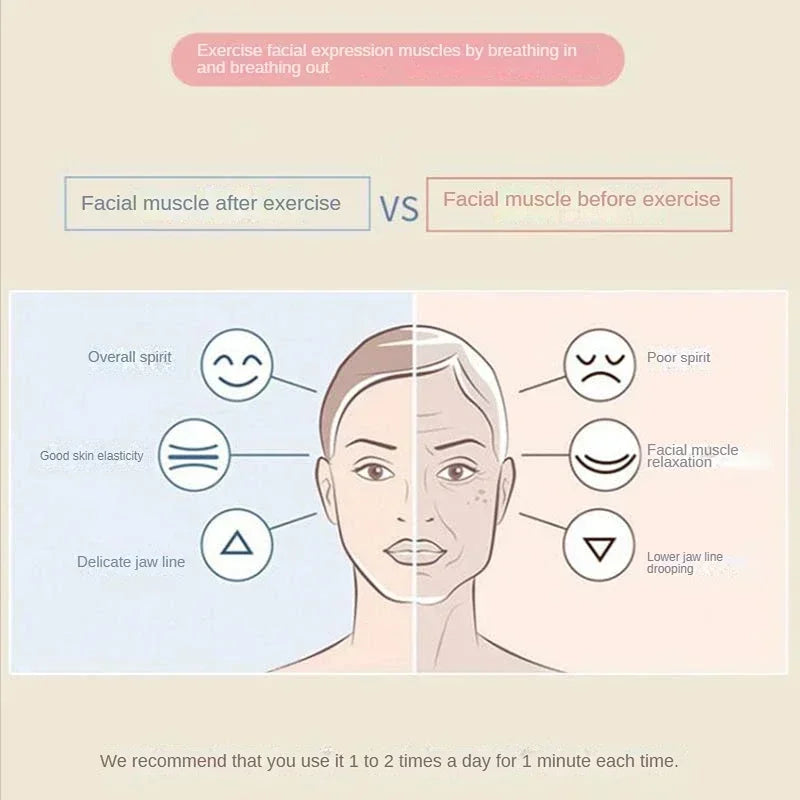 V‑Shape Facial & Neck Exerciser - Jaw Trainer