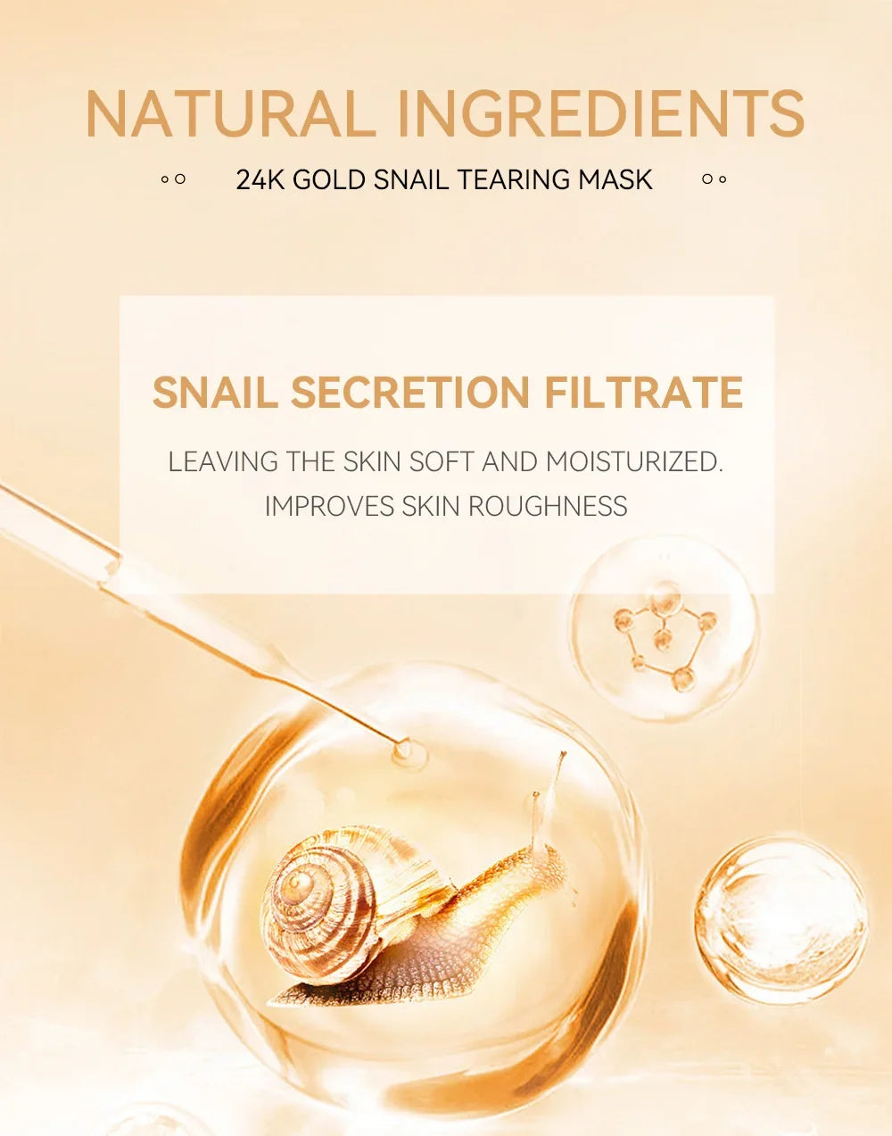 24K Gold Snail Peel-Off Face Mask