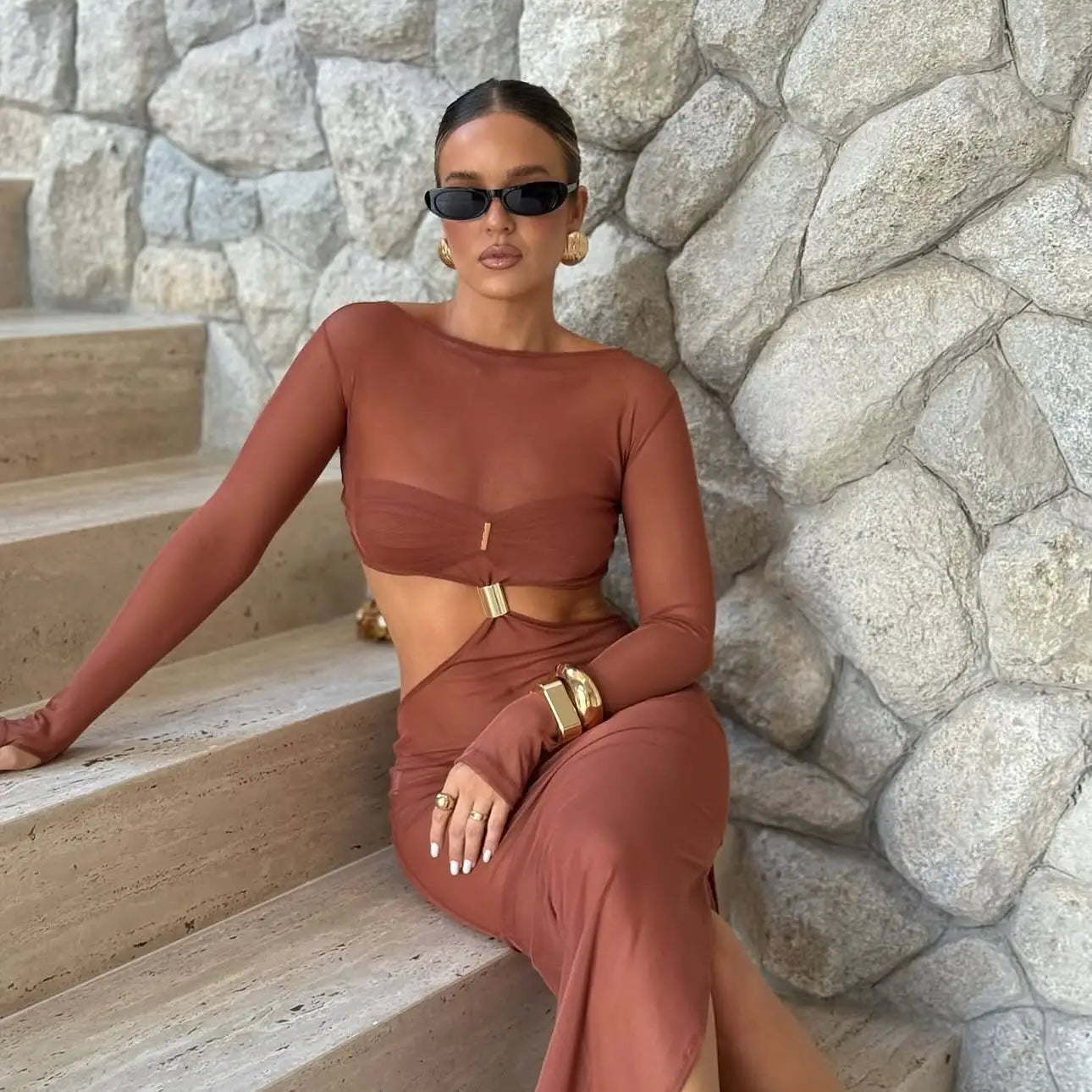 3-Piece Bandeau Bikini Set