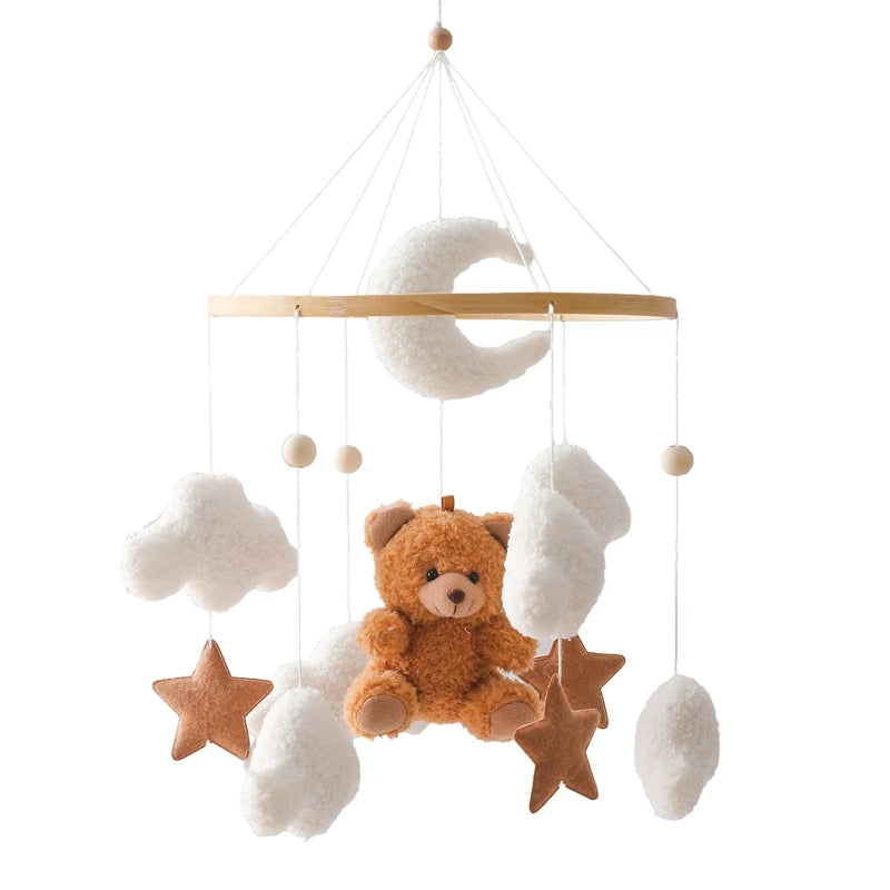 Wooden Baby Cot Mobile