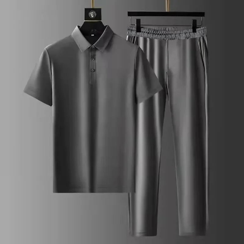 Caio Solid Colour Two-Piece Sports Set