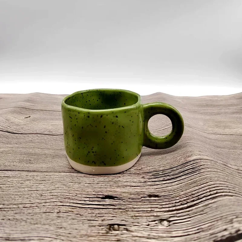 Anamorphic Ink Splash Porcelain Mug