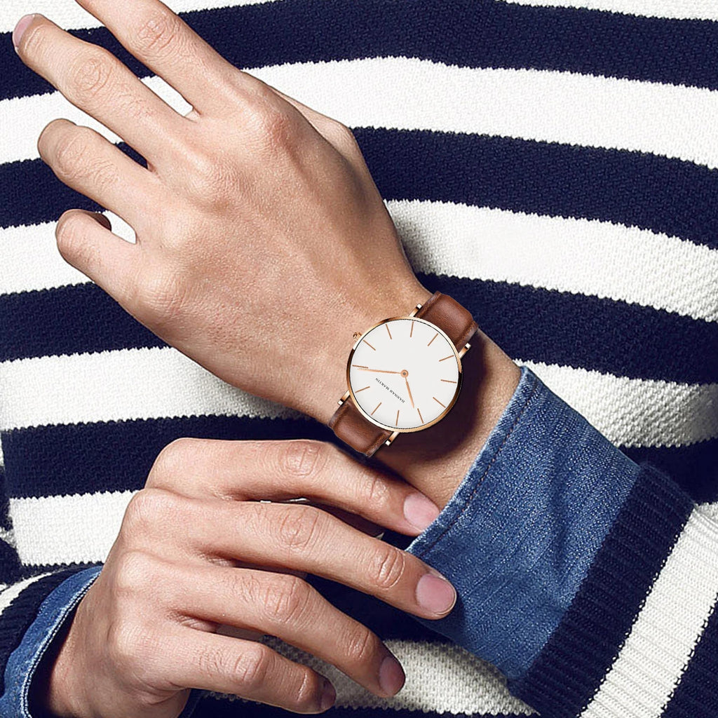 Martin Dial Leather Watch