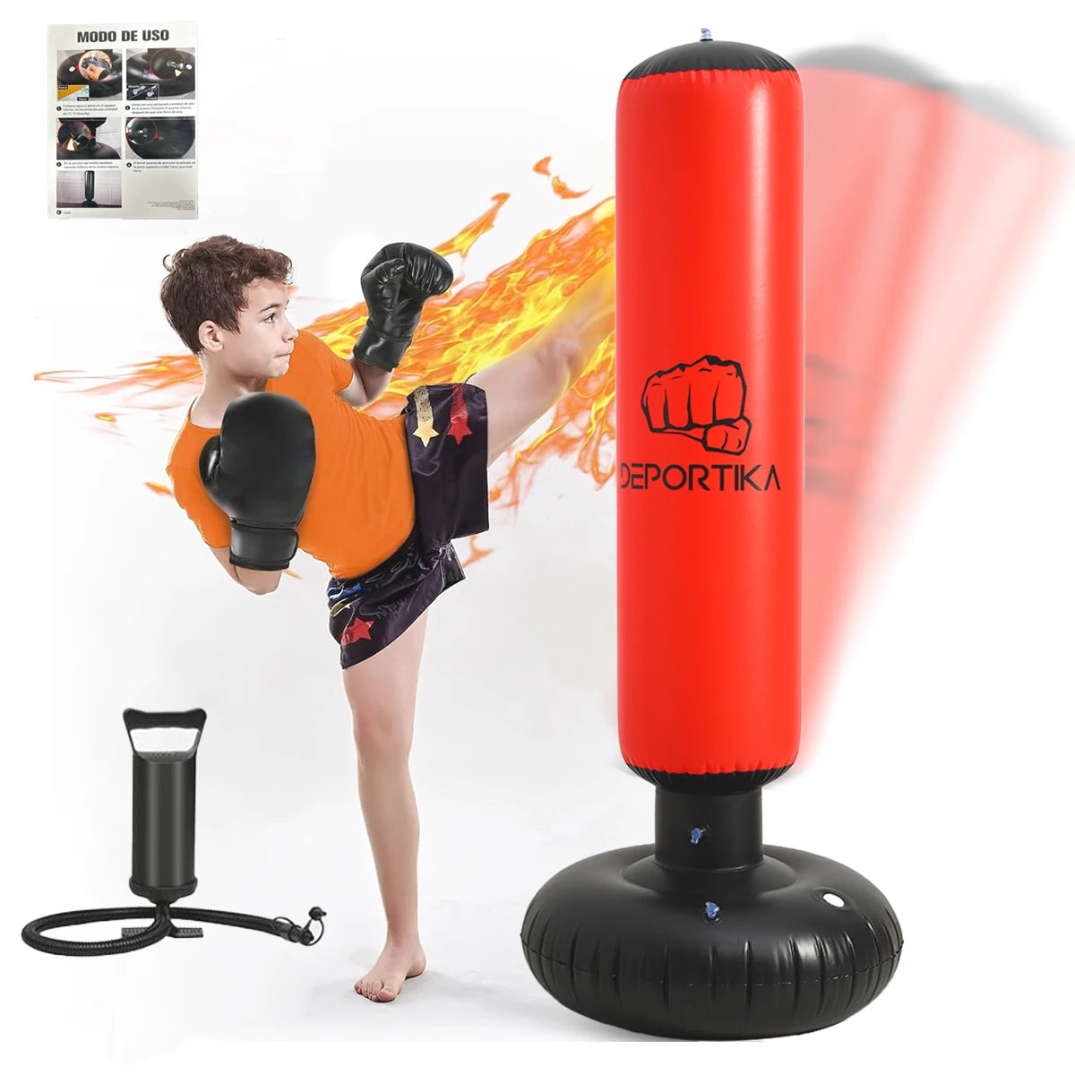 63" Inflatable Boxing Post