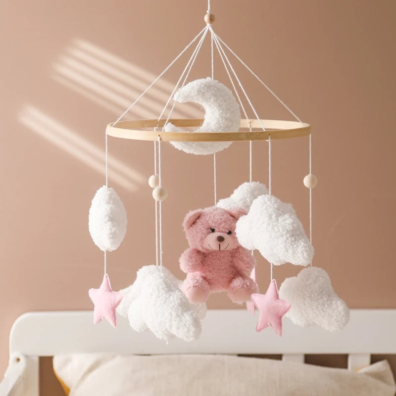 Wooden Baby Cot Mobile
