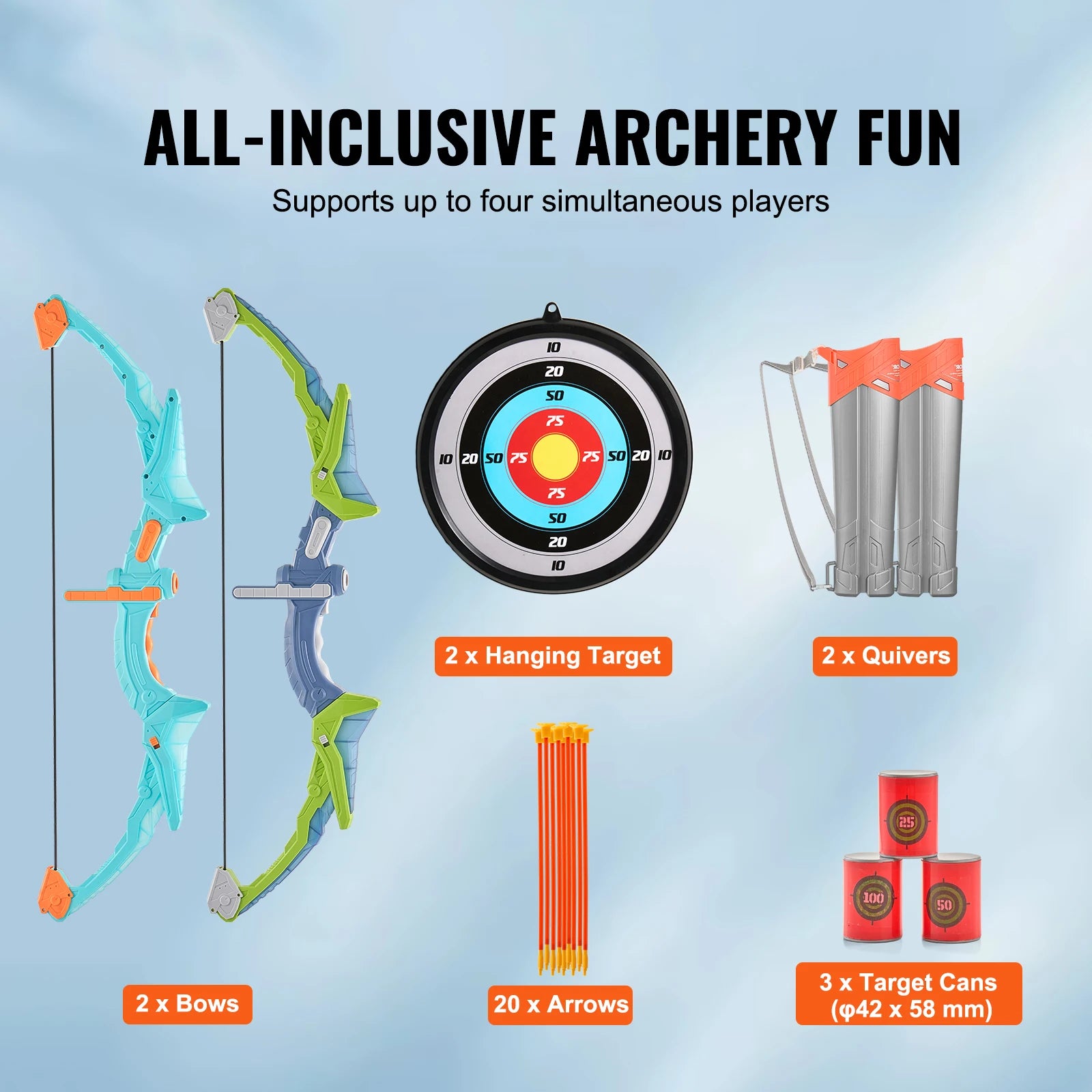 Kids Bow and Arrow Set with LED Lights