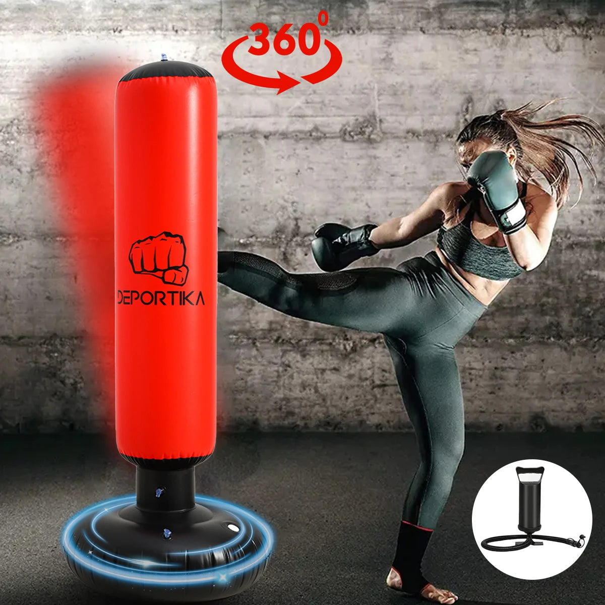63" Inflatable Boxing Post