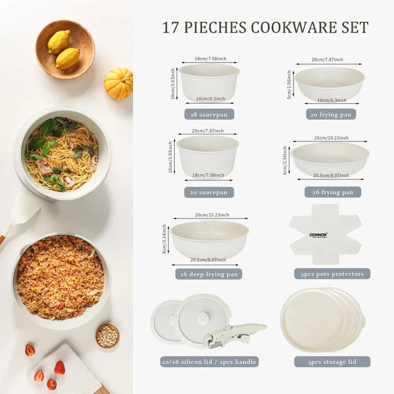 Donnor Nonstick Cookware Set