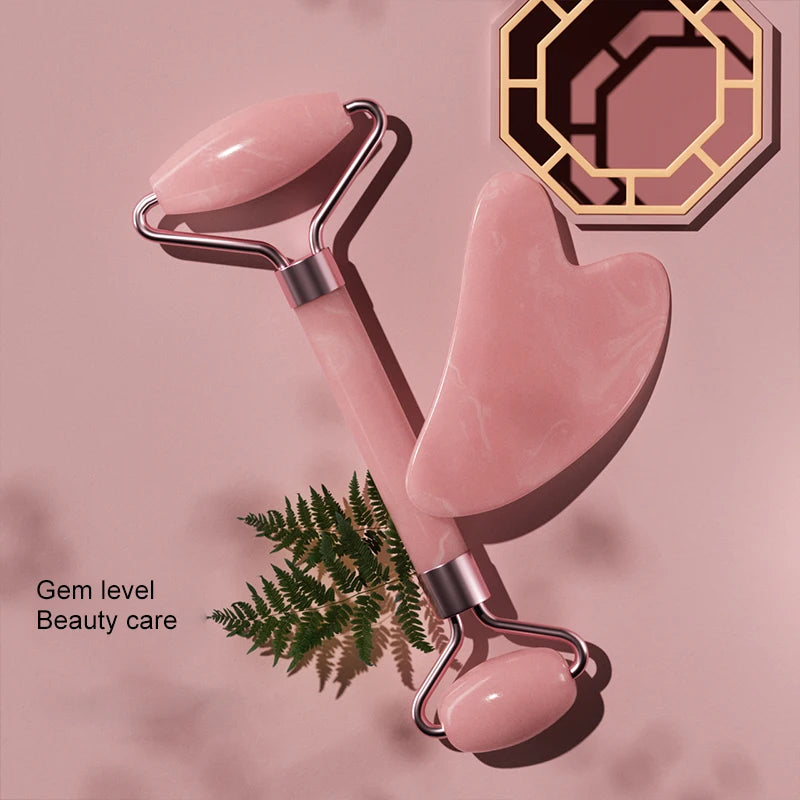 Facial & Neck Roller with Resin Scraping Board