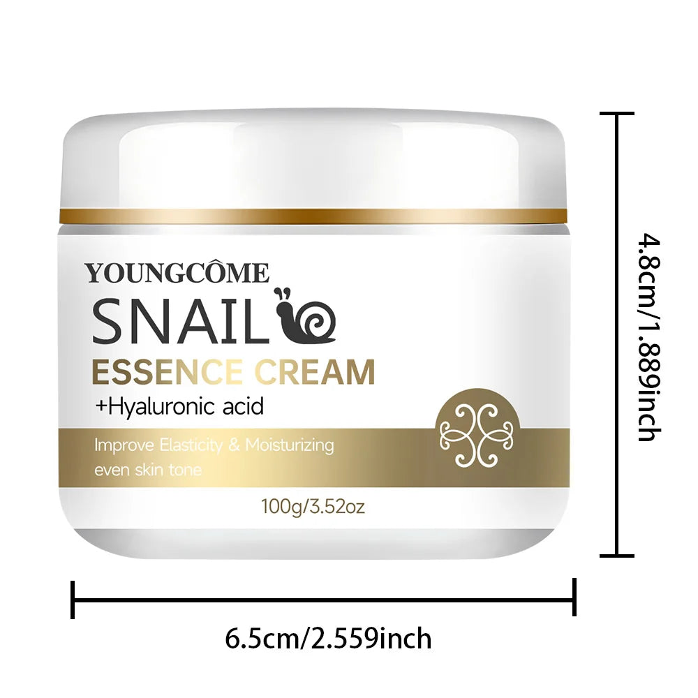 Snail Essence Face Cream with Hyaluronic Acid & Retinol